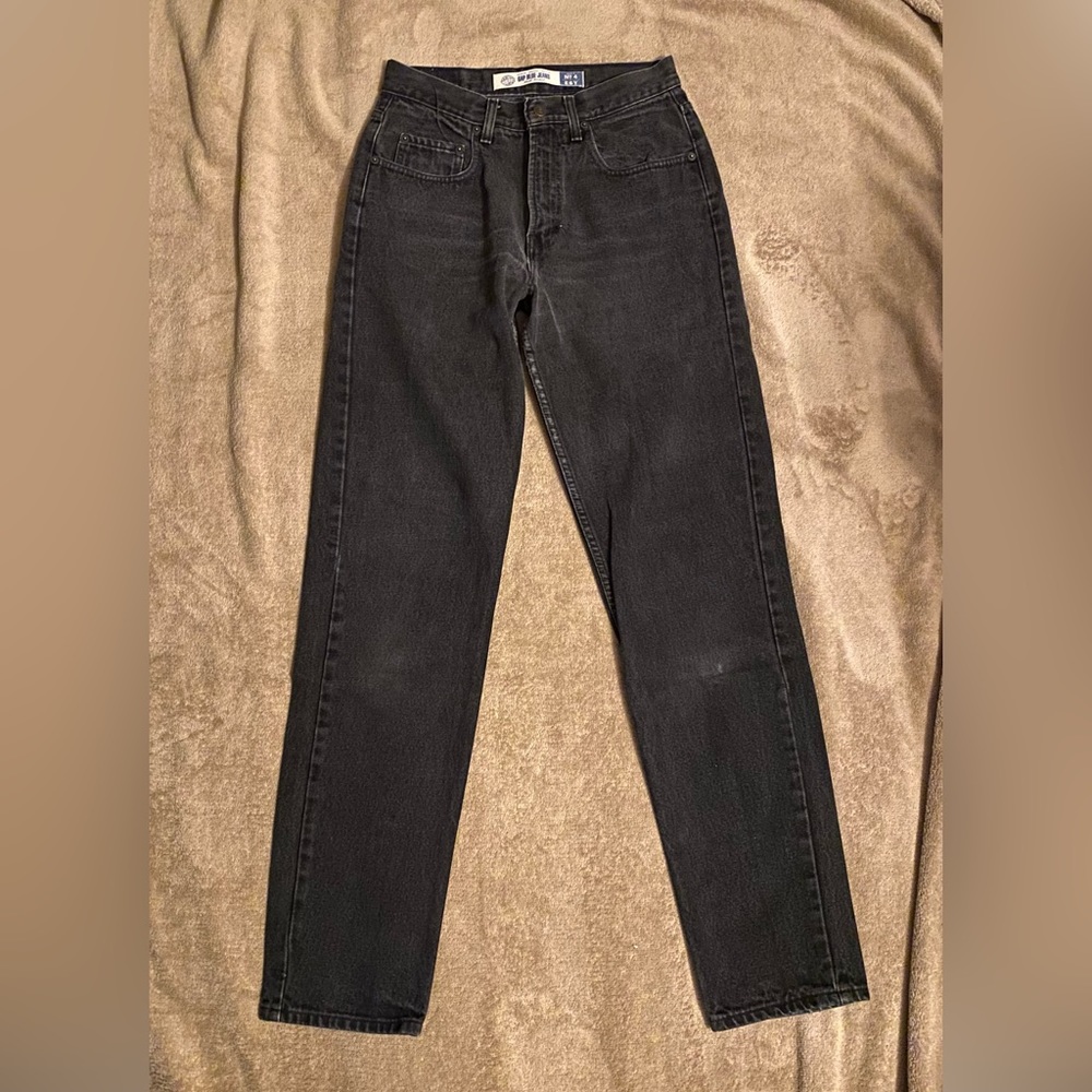 Vintage GAP Mens Easy Fit No 4 Jeans Black 30”x33” Slight inner seam wear
